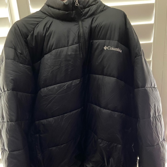 black columbia puffer jacket